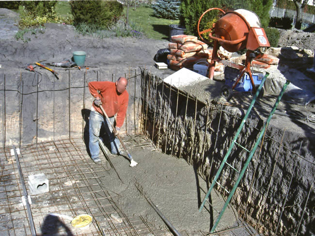 Le béton aussi est fait à la main